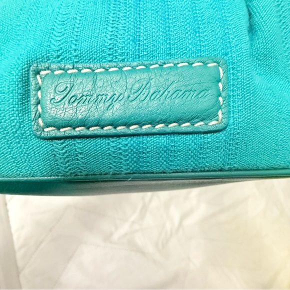 Tommy Bahama Bali Bead Clutch – Tropical Blue with Embellished Beading NWT